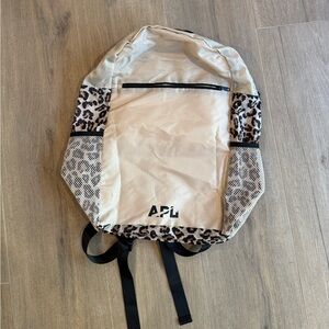 APL Packable Backpack with Leopard Accents